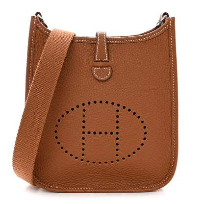 Hermes Taurillon Clemence Evelyne TPM Gold 1 of 11