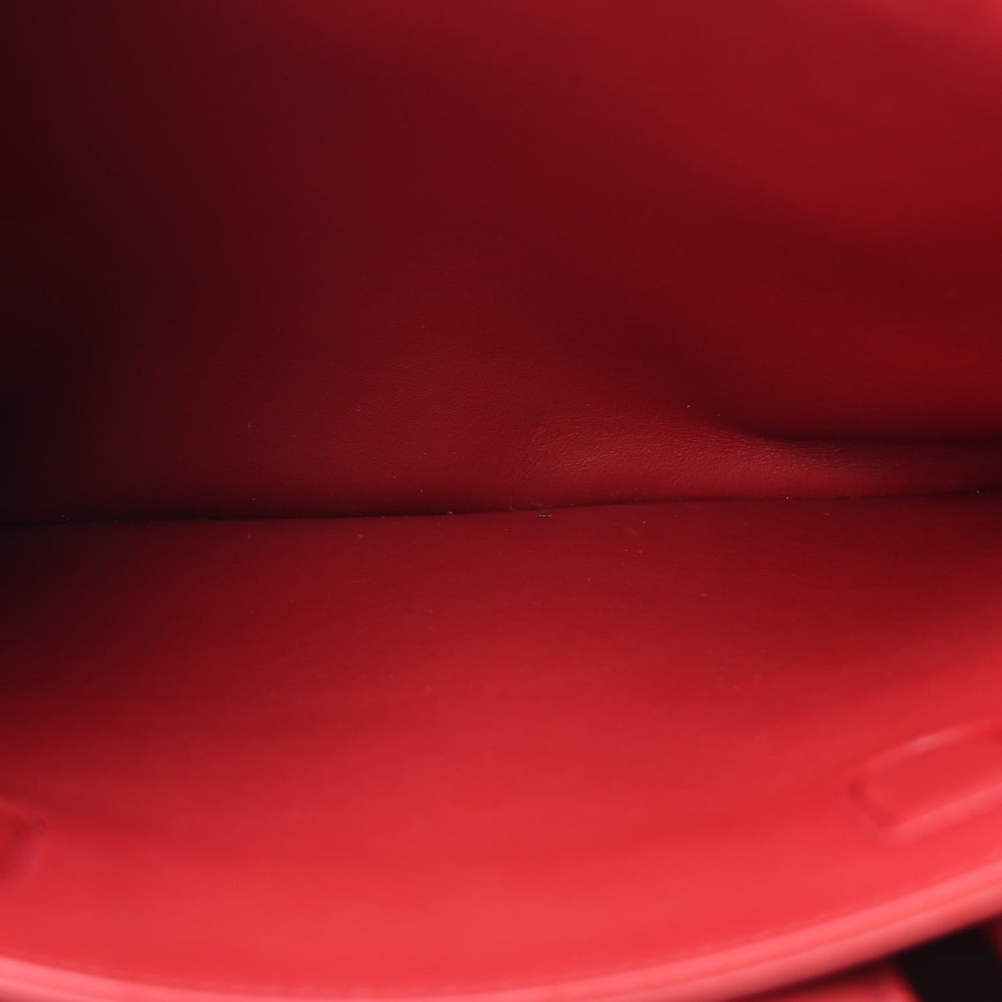Grained Calfskin Large Diorever Flap Red