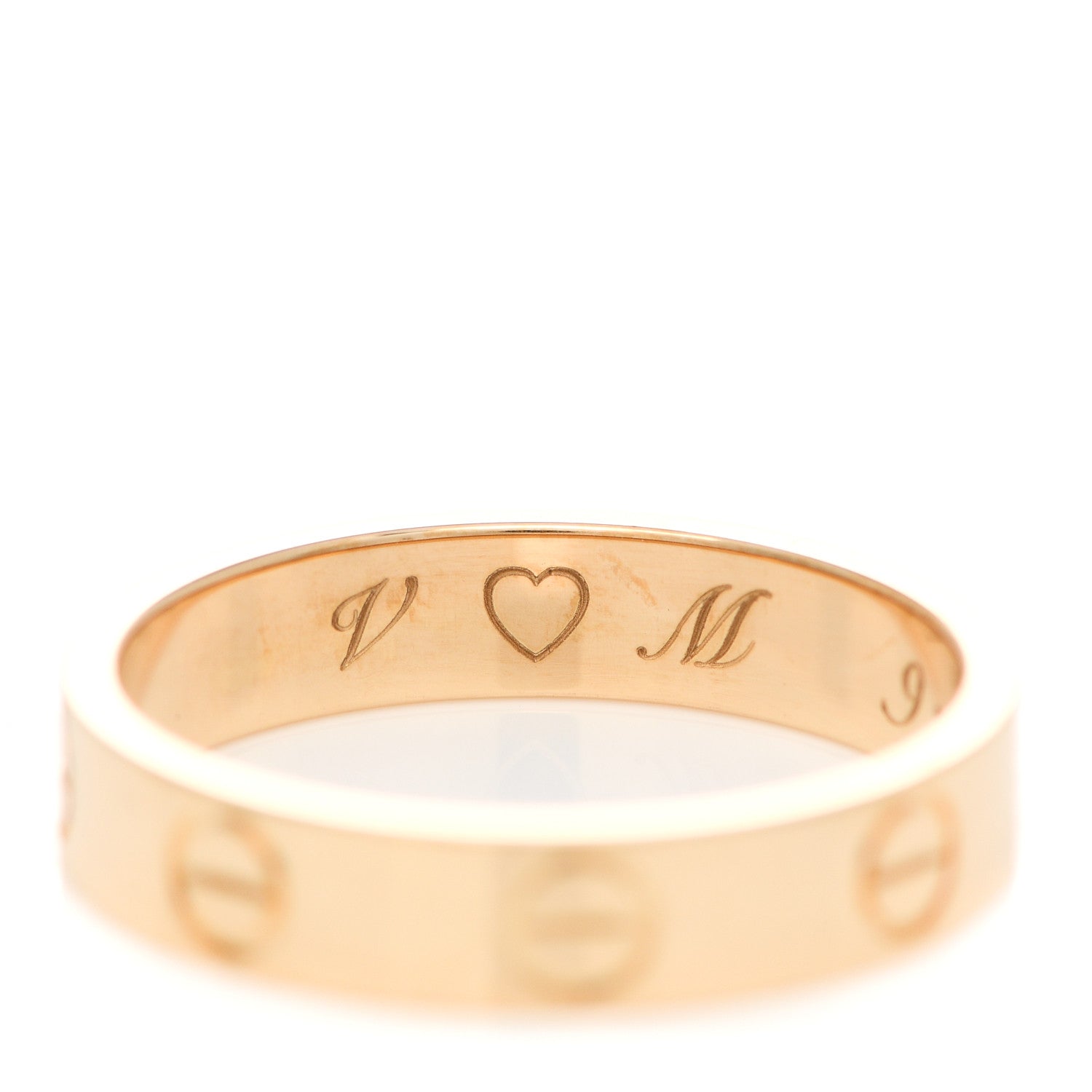 Cartier 18K Yellow Gold 3.5mm LOVE Wedding Band Ring 50 5.25 5 of 7