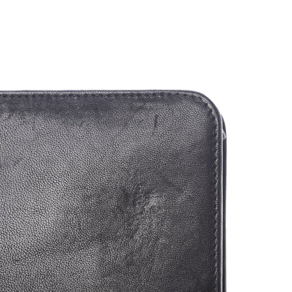 Chanel Caviar Sheepskin Chevron Quilted Vintage Mademoiselle Wallet On Chain WOC Black 13 of 17
