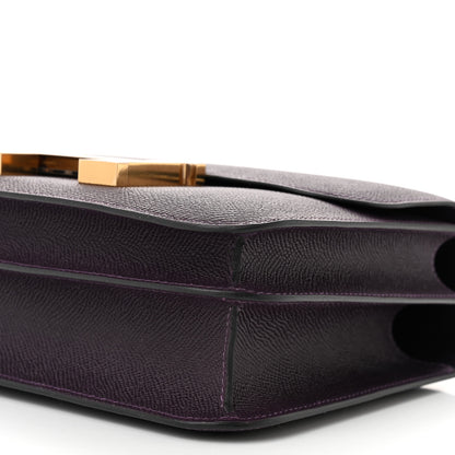 Hermes Epsom Constance 24 Raisin 10 of 11