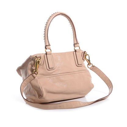 Givenchy Sugar Goatskin Medium Metal Ring Pandora Sand 3 of 8