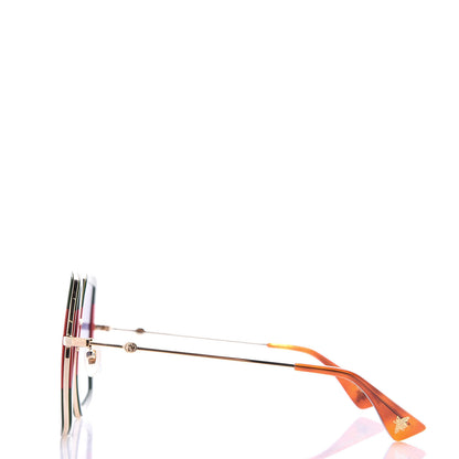 Gucci Square Frame Web GG0106S Sunglasses Tortoise 2 of 8
