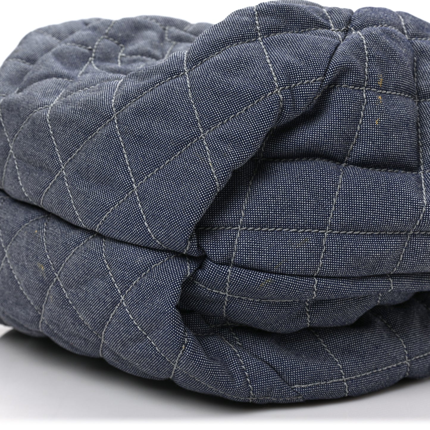 Denim Quilted Large Stretch Spirit Cabas Blue