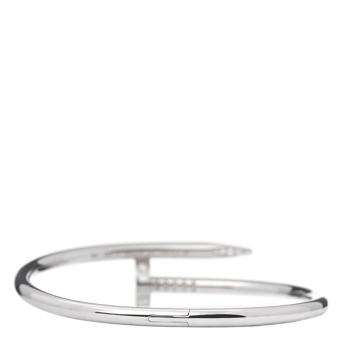 18K White Gold Diamond Juste Un Clou Bracelet 16