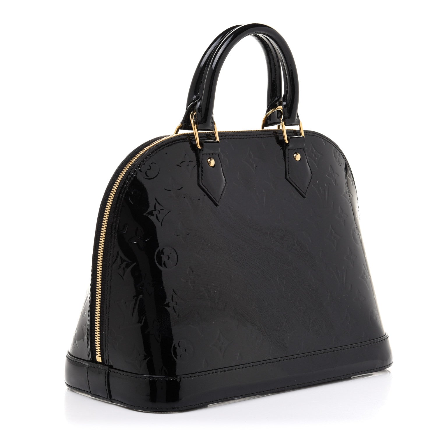 Louis Vuitton Vernis Alma PM Black 3 of 10