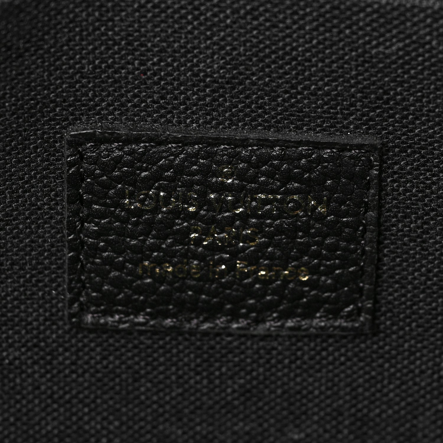 Louis Vuitton Empreinte Pochette Felicie Chain Wallet Black 6 of 8