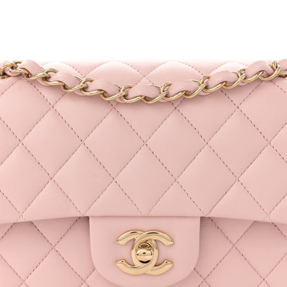 Chanel Lambskin Quilted Small Double Flap Light Pink 8 of 13