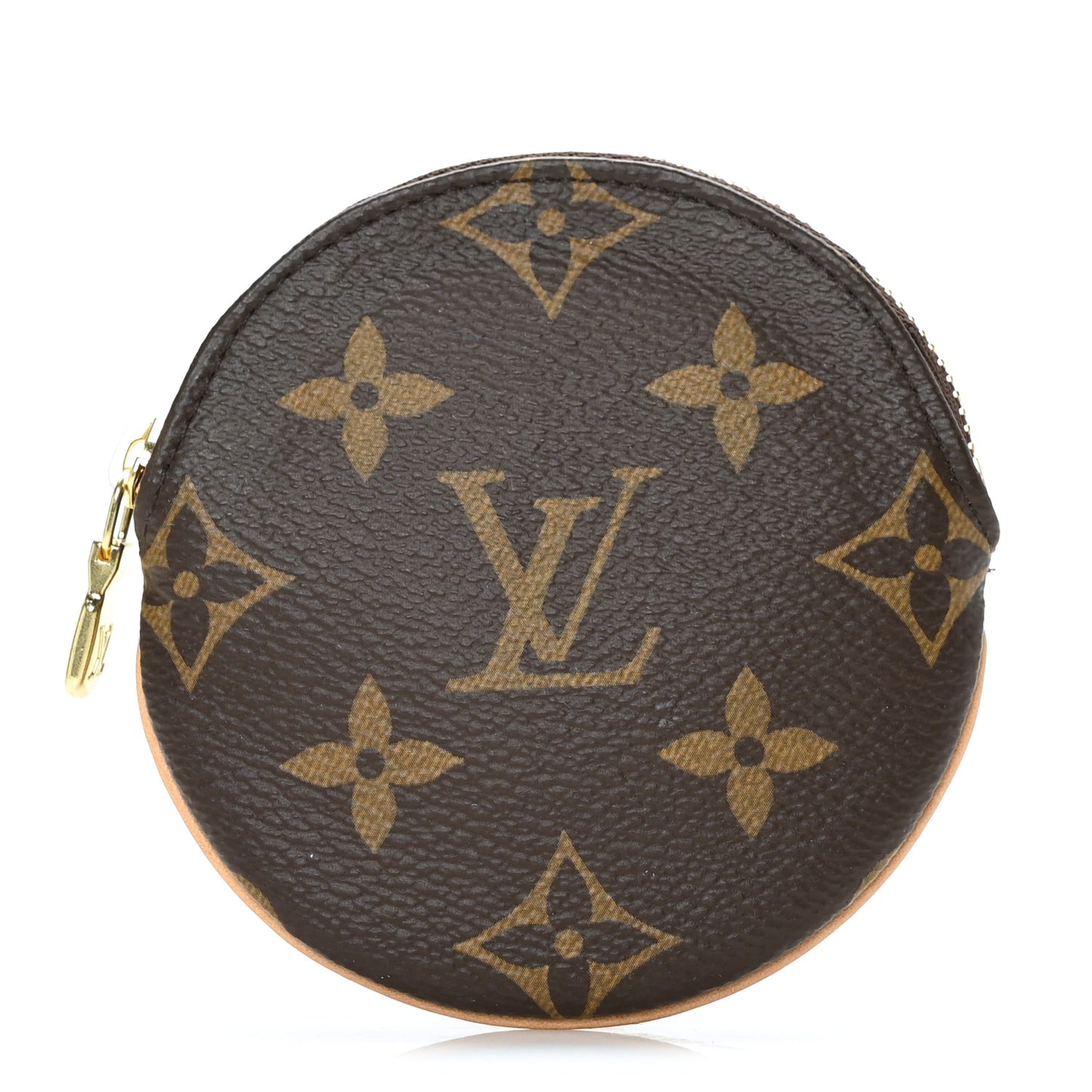 Monogram Round Coin Purse