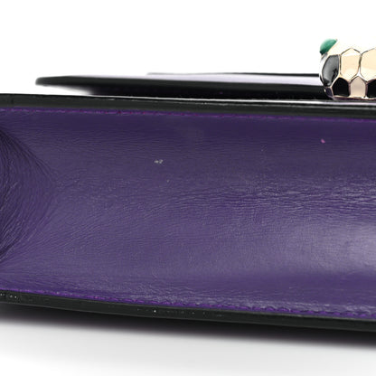 Bulgari Calfskin Serpenti Forever Crossbody Bag Amethyst 10 of 12