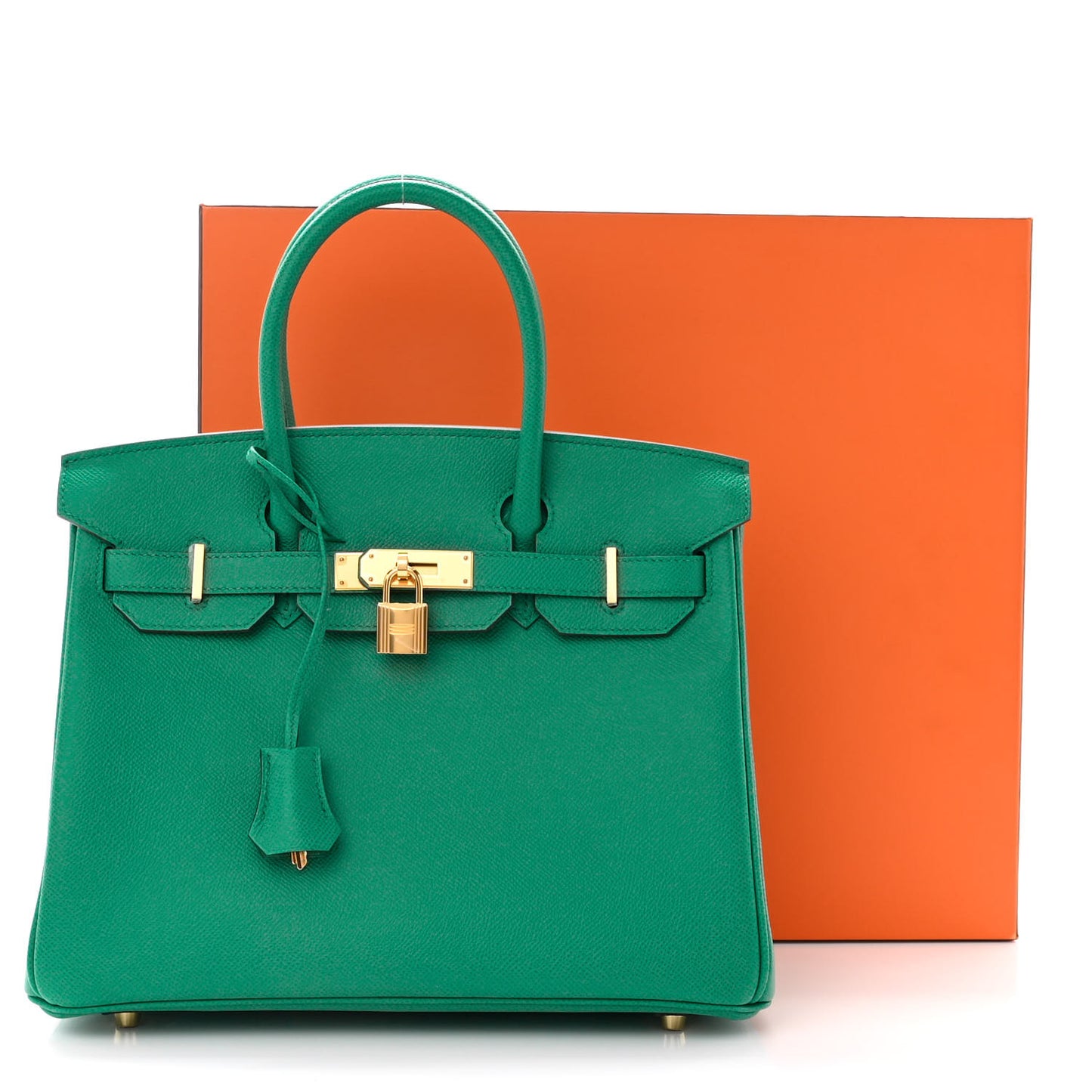 Epsom Birkin 30 Vert Jade