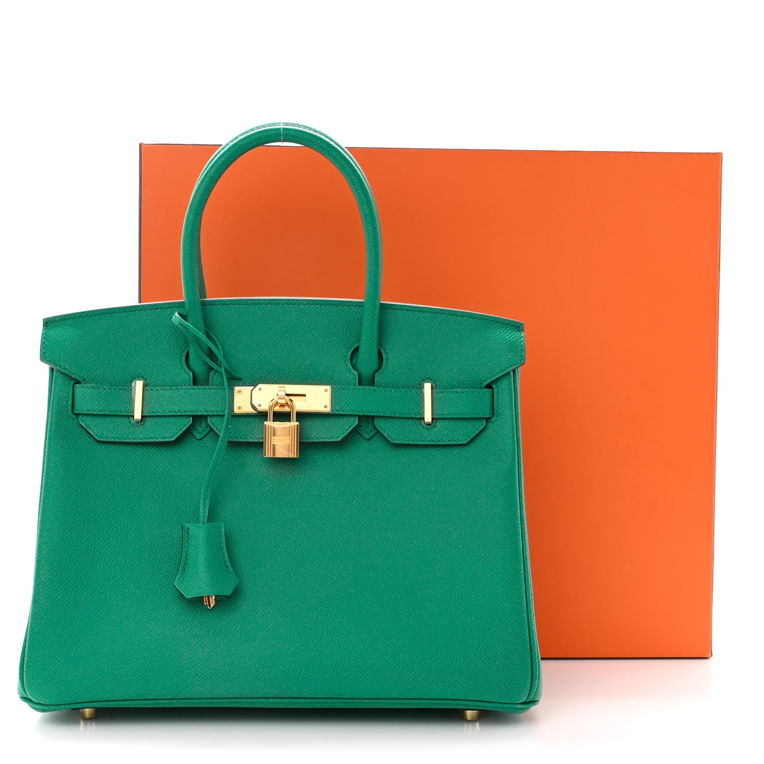 Hermes Epsom Birkin 30 Vert Jade 11 of 11