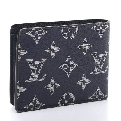 Louis Vuitton Savane Monogram Chapman Multiple Wallet Ink 3 of 8