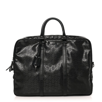 Gucci Imprime Monogram Medium Briefcase Black 1 of 10