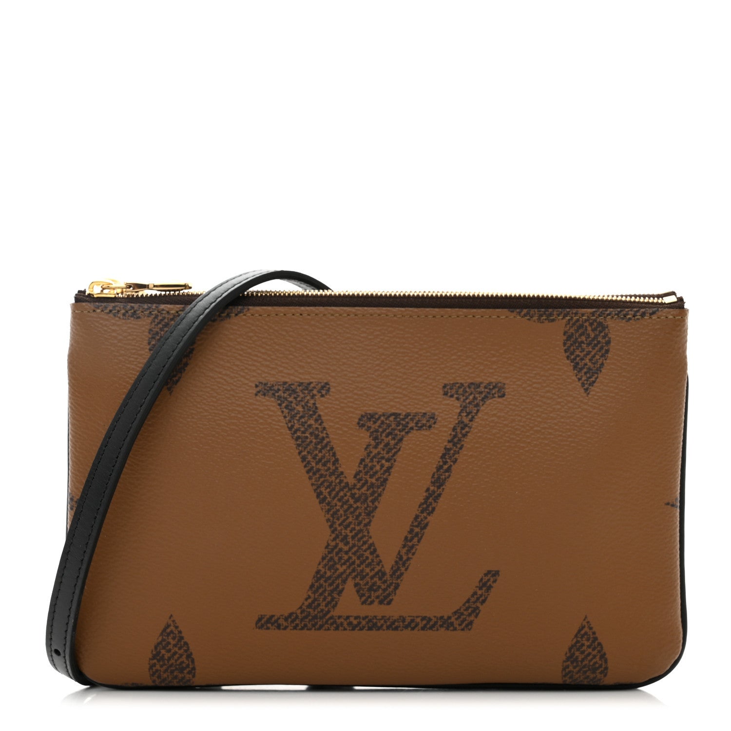 Louis Vuitton Reverse Monogram Giant Double Zip Pochette 1 of 10