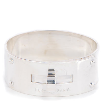 Hermes Sterling Silver Kelly MM Bracelet S 1 of 7