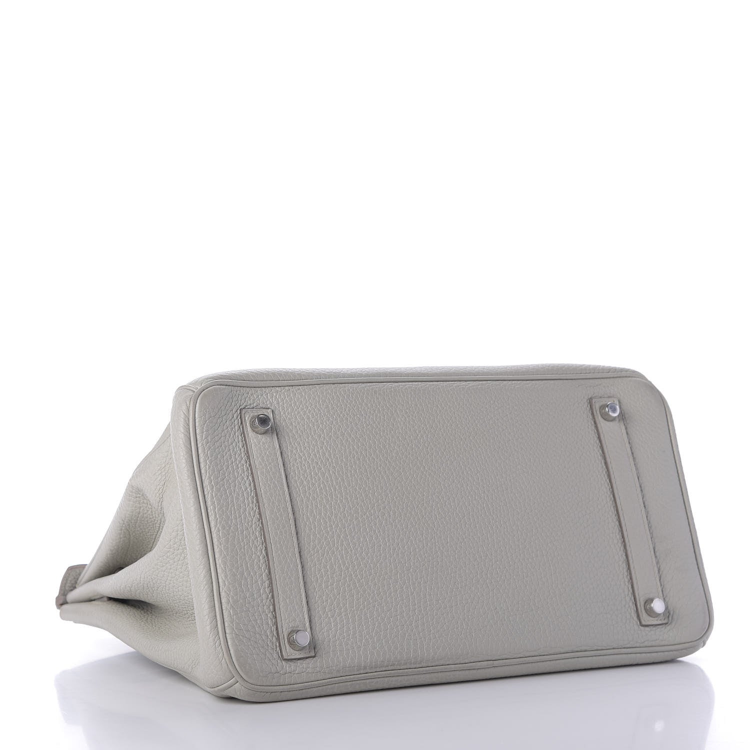 Hermes Taurillon Clemence Birkin 35 Gris Perle 4 of 11