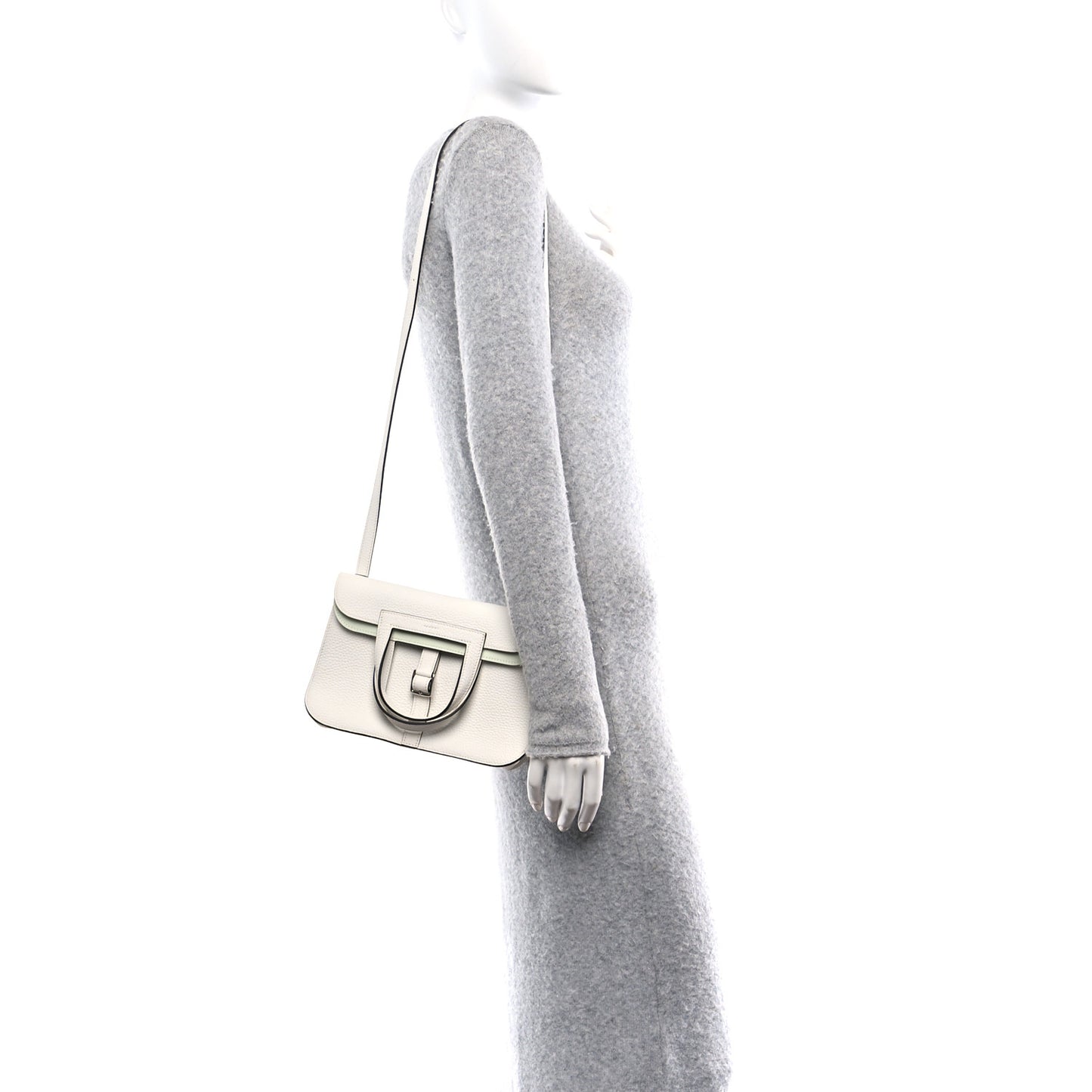 Taurillon Clemence Verso Halzan 25 White Vert Fizz
