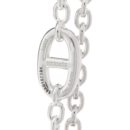 Hermes Sterling Silver Farandole Necklace 160 5 of 5