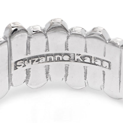 Suzanne Kalan 18K White Gold Diamond Fireworks Ring 56 7.5 7 of 10