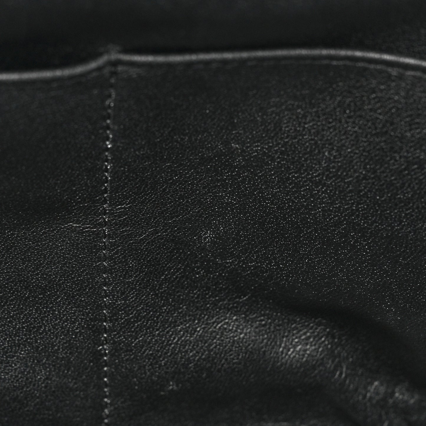 Caviar Lizard Quilted Coco Handle Bowler Black