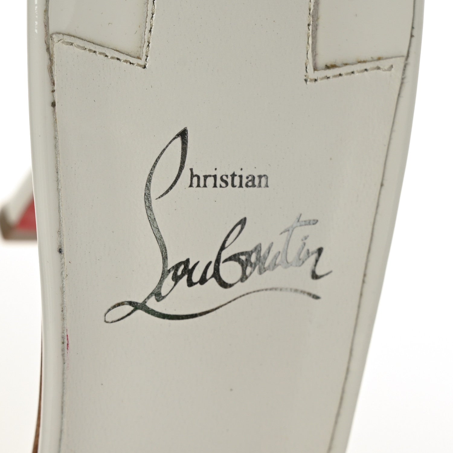 Christian Louboutin Patent Me Dolly 100 Sandals 40 White 6 of 7