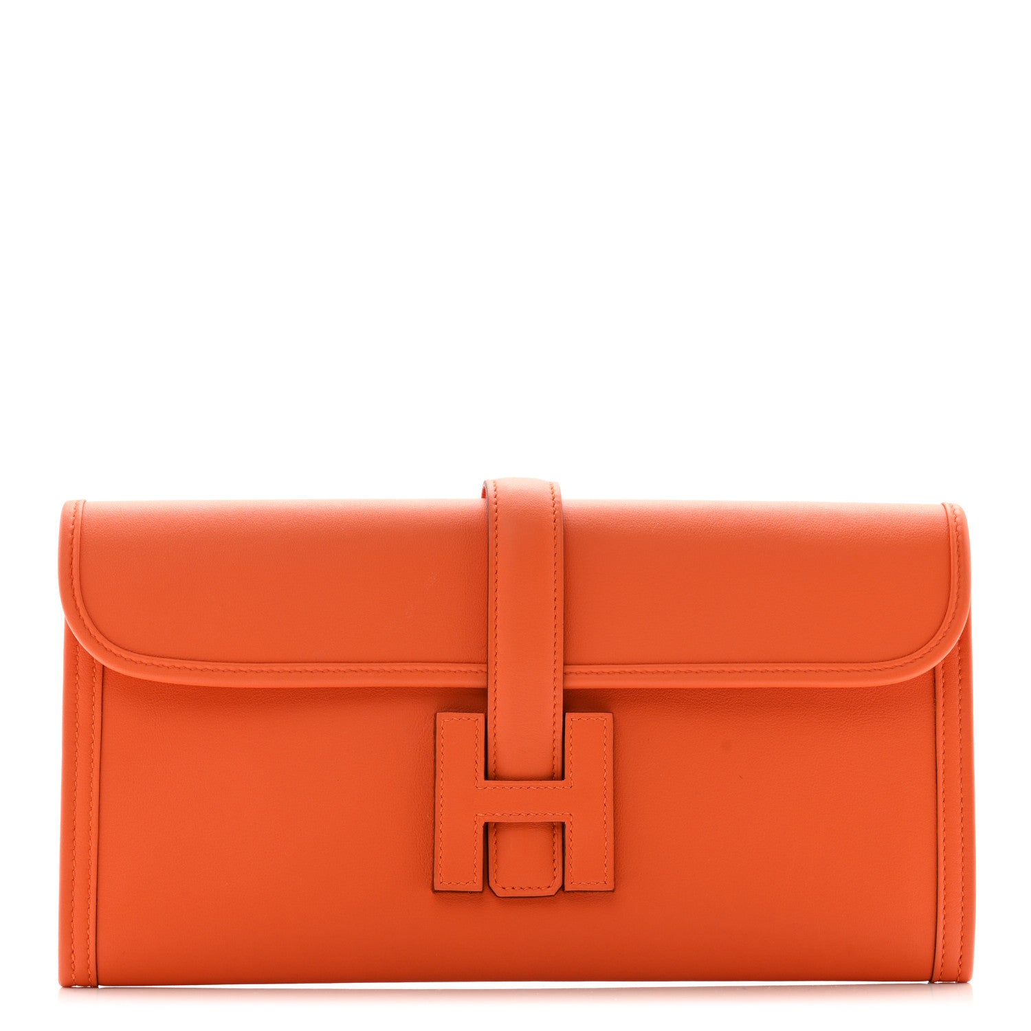 Hermes Swift Jige Elan 29 Clutch Orange 1 of 8