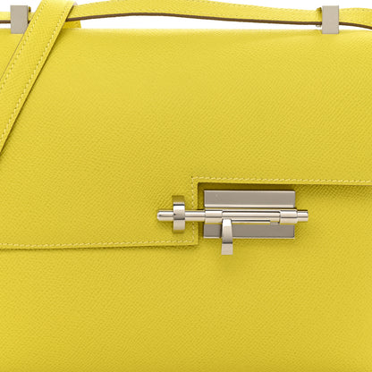 Hermes Epsom Verrou 21 Lime 8 of 11