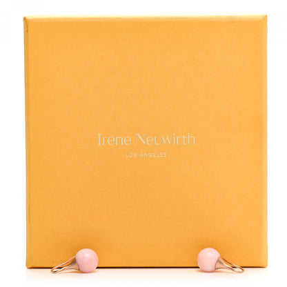 Irene Neuwirth 18K Rose Gold Pink Opal Gumdrop Earrings 5 of 5