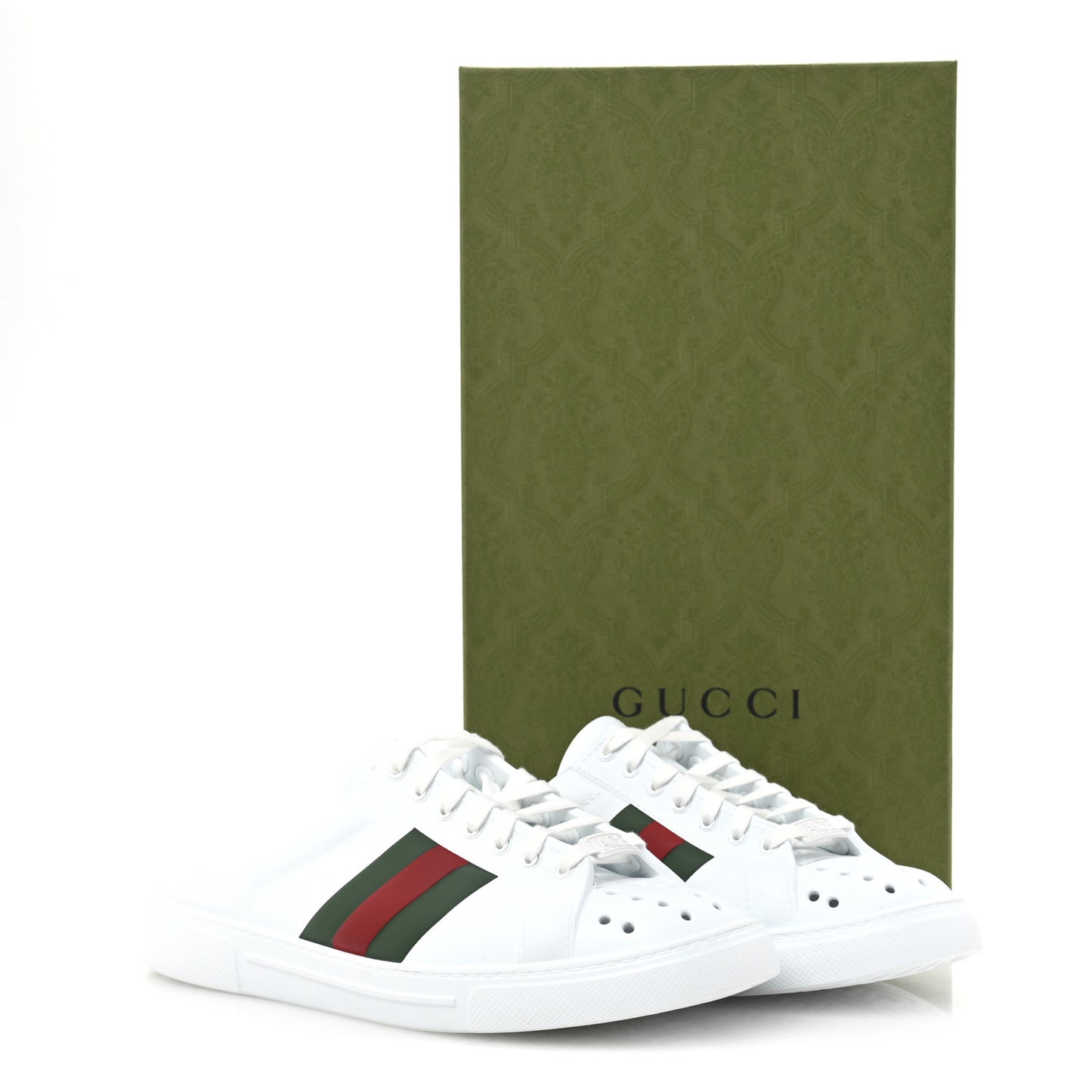Rubber Ace Sabot Mules 39 Great White