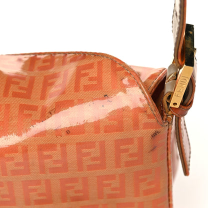 Fendi Vinyl Zucchino Shoulder Bag Orange 26 of 27