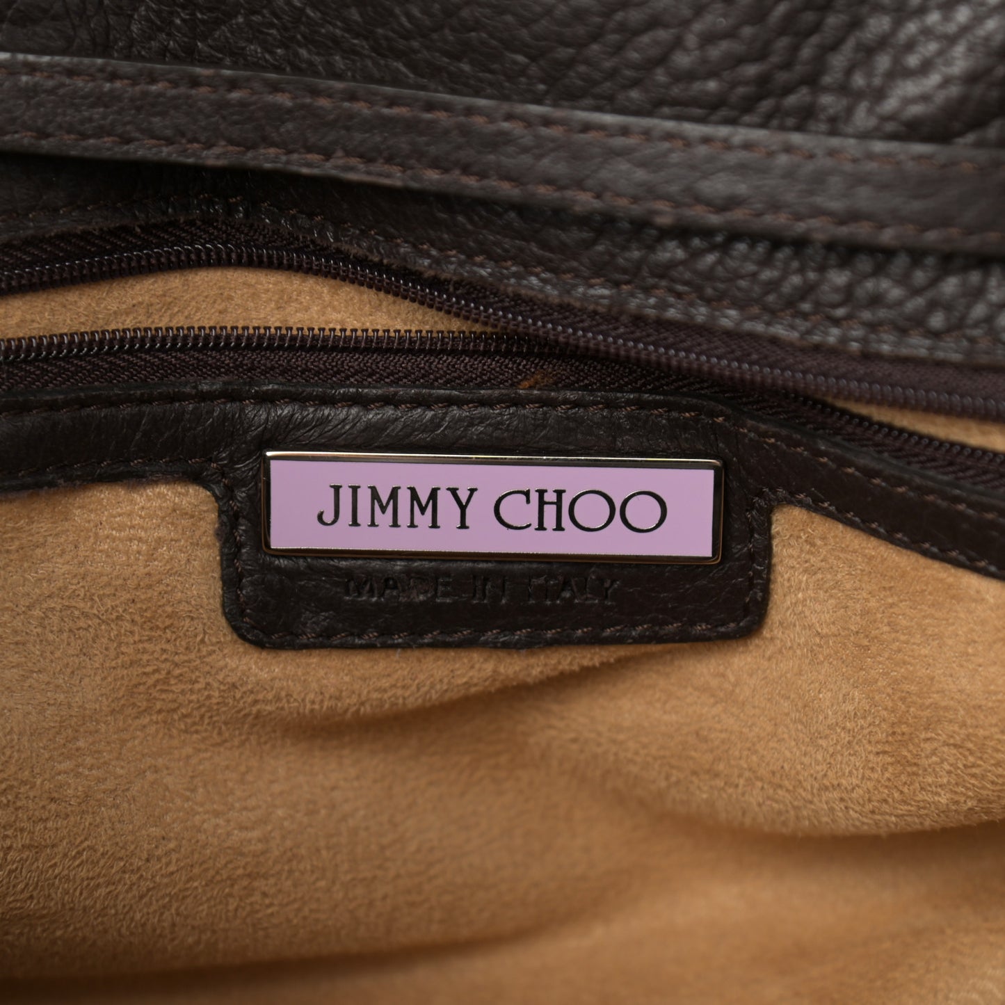 Grainy Calfskin Large Rosalie Satchel Grey