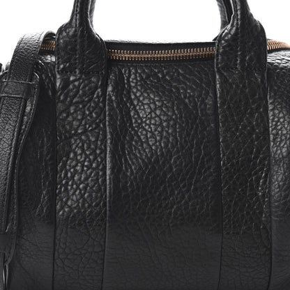 Alexander Wang Pebbled Lambskin Rockie Black Rose Gold Hardware 9 of 9