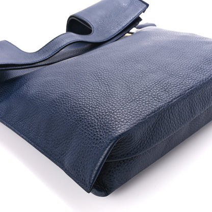 Tom Ford Ramskin Large Alix Padlock Zip Shoulder Bag Blue 10 of 12