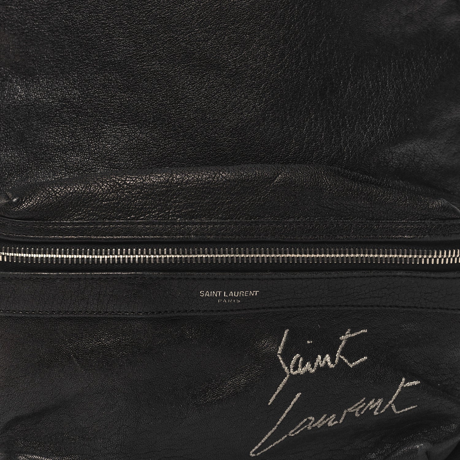 Saint Laurent Lambskin Mini Toy City Backpack Black 7 of 10