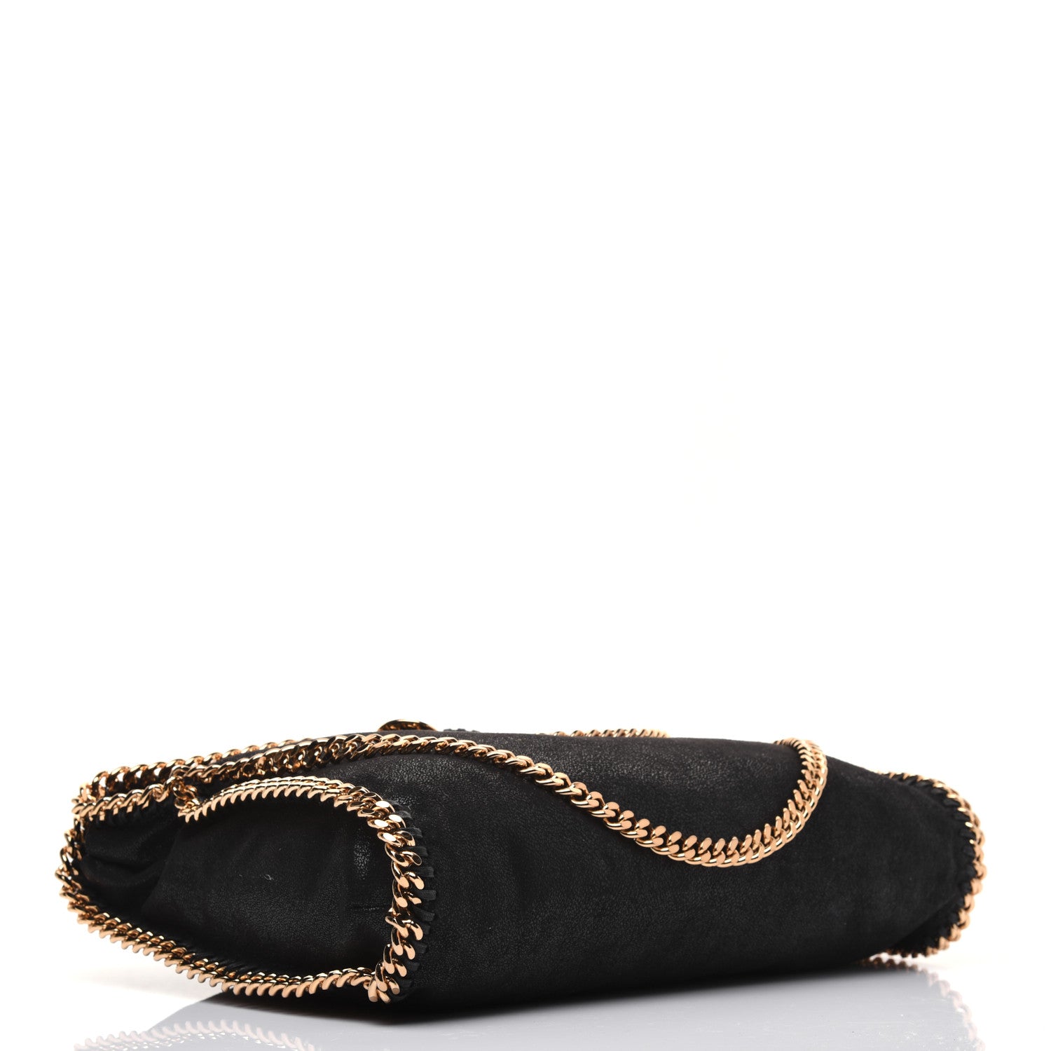 Stella McCartney Shaggy Deer Falabella Fold Over Tote Black 4 of 14