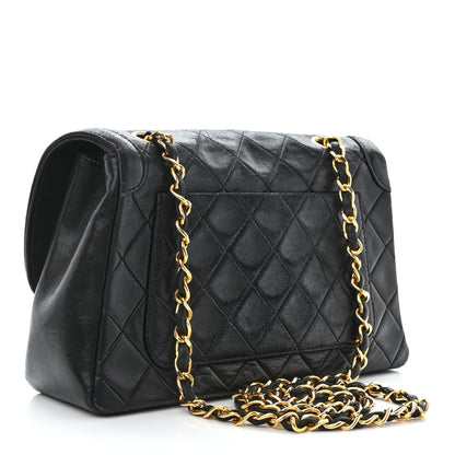 Chanel Lambskin Quilted Small Single Flap Black 4 of 15