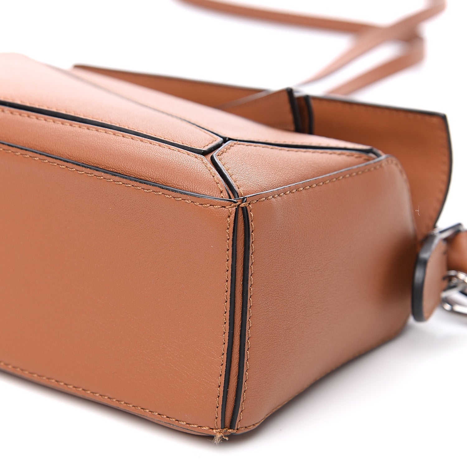Loewe Calfskin Mini Puzzle Bag Tan 8 of 11