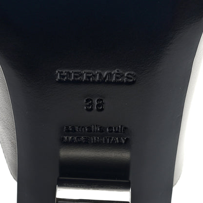 Hermes Nappa Idole Sandals 38 White 8 of 9