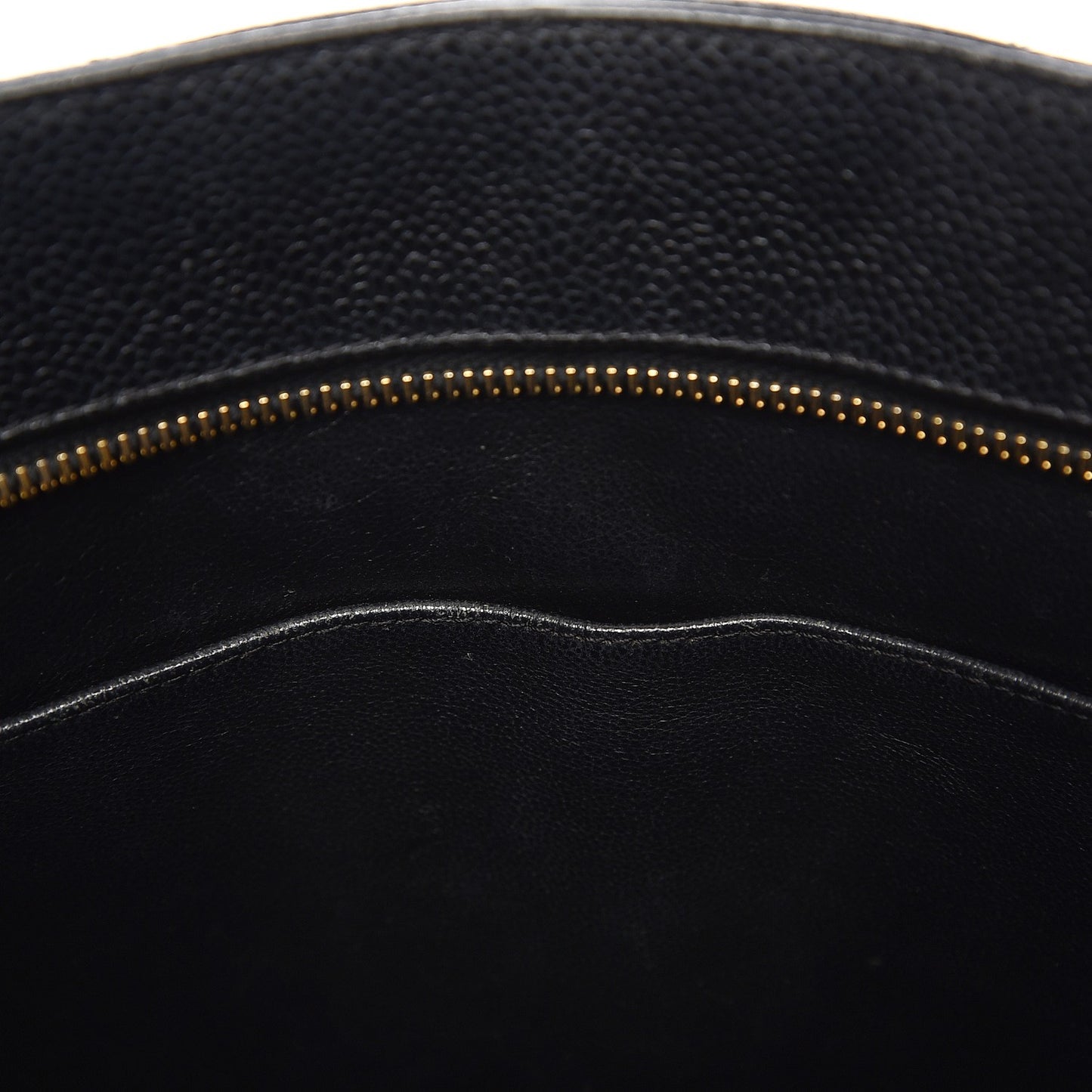 Caviar Quilted Medallion Tote Black