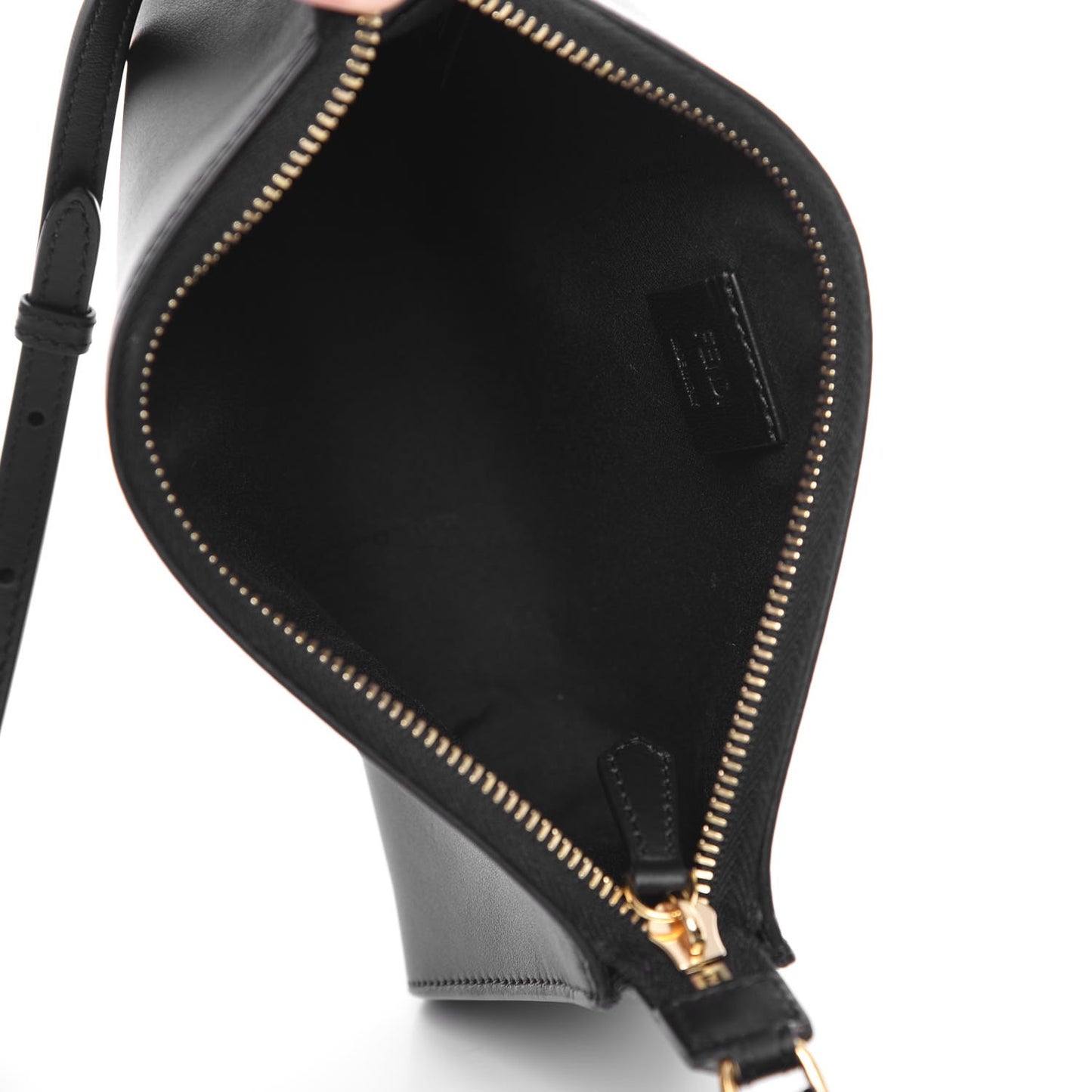 Vitello Baltico Mini Pouch Crossbody Pouch Black