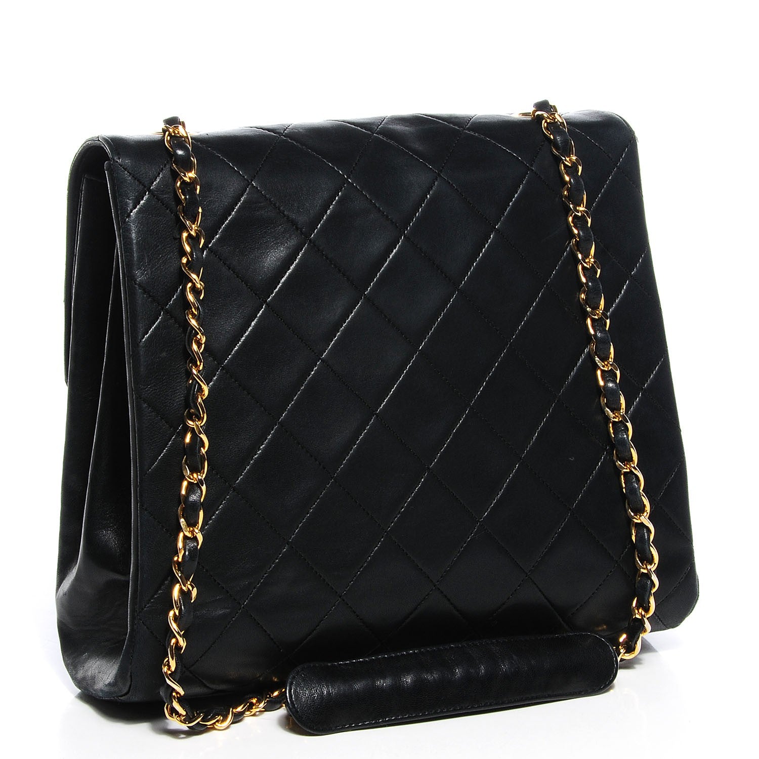 Chanel Lambskin Small Accordion Single Flap Black 3 of 7