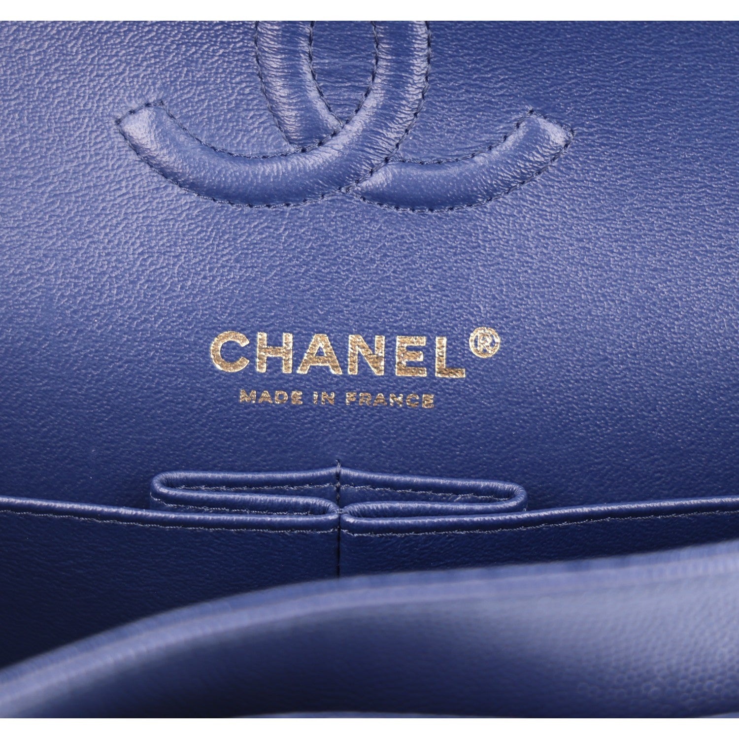 Chanel Caviar Quilted Small Double Flap Navy 6 of 11