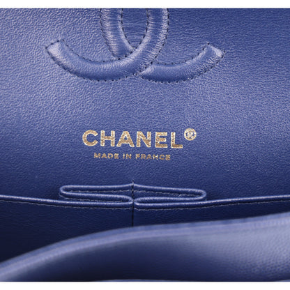 Chanel Caviar Quilted Small Double Flap Navy 6 of 11
