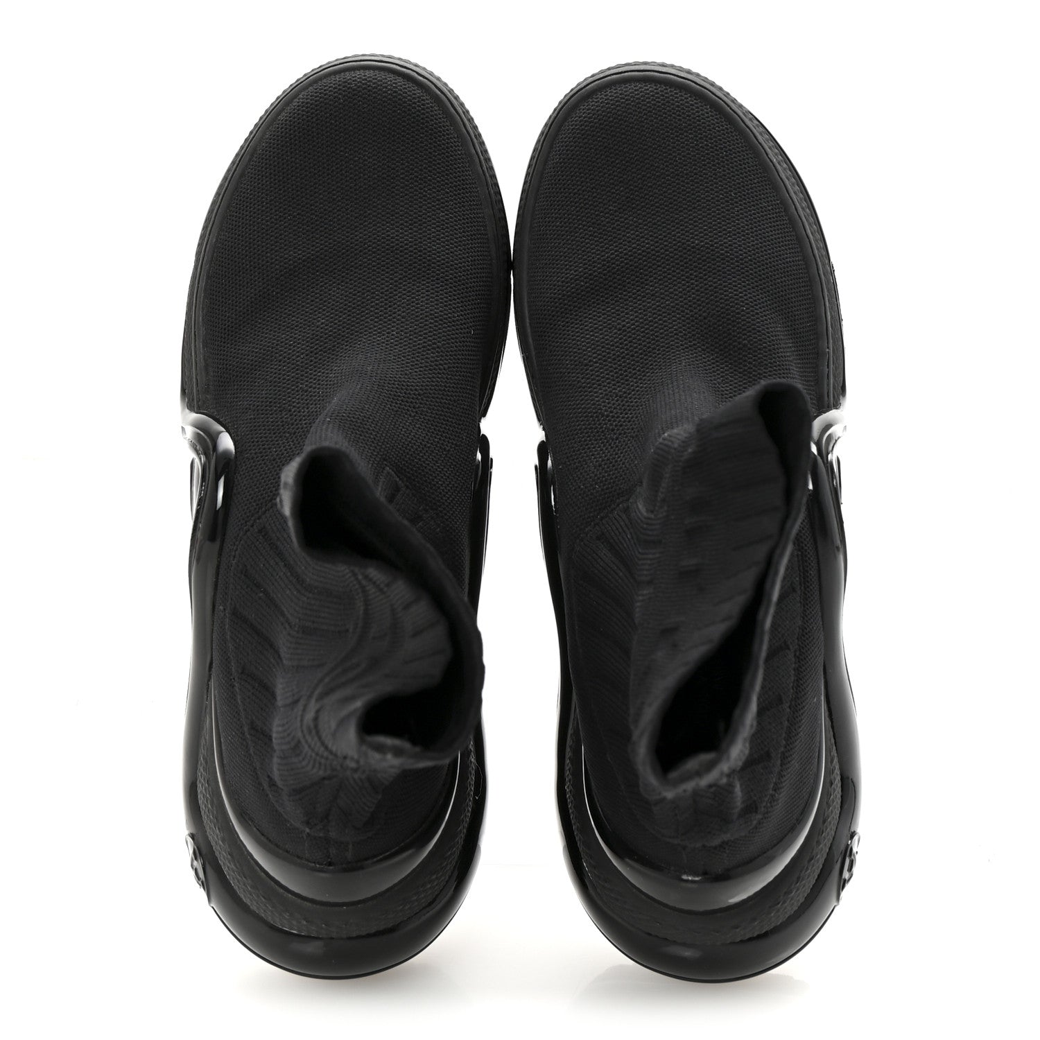 Louis Vuitton Stretch Textile Patent LV Archlight Sneaker Boots 35 Black 2 of 8