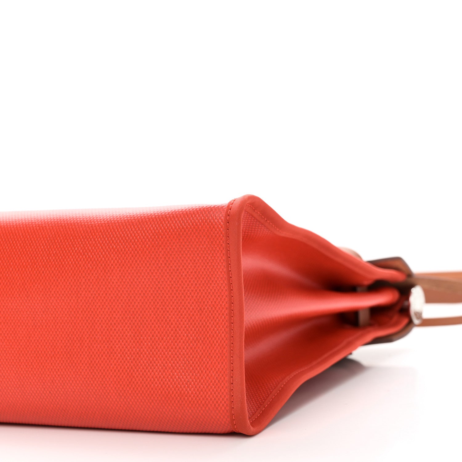 Hermes Toile H Berline Vache Hunter Herbag Zip 31 PM Orange Mecano Fauve 11 of 12