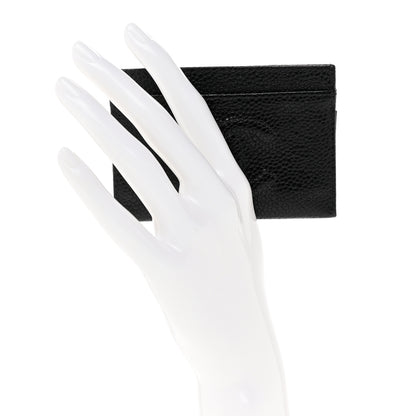 Chanel Caviar Timeless CC Card Holder Black 2 of 9
