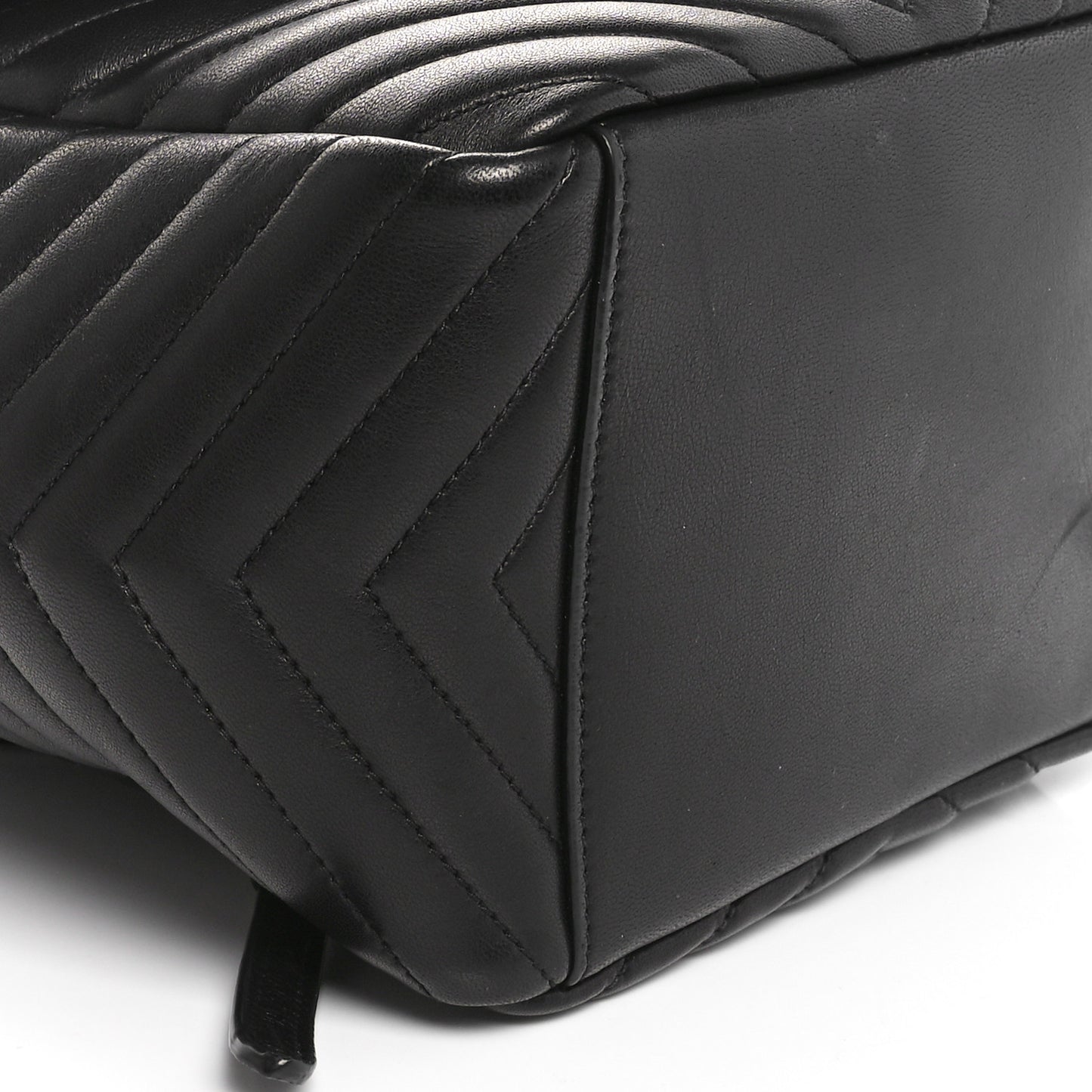 Lambskin Matelasse Monogram Joe Backpack Black