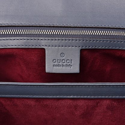 Gucci Regent Calfskin Large Lady Lock Satchel Caspian 6 of 12