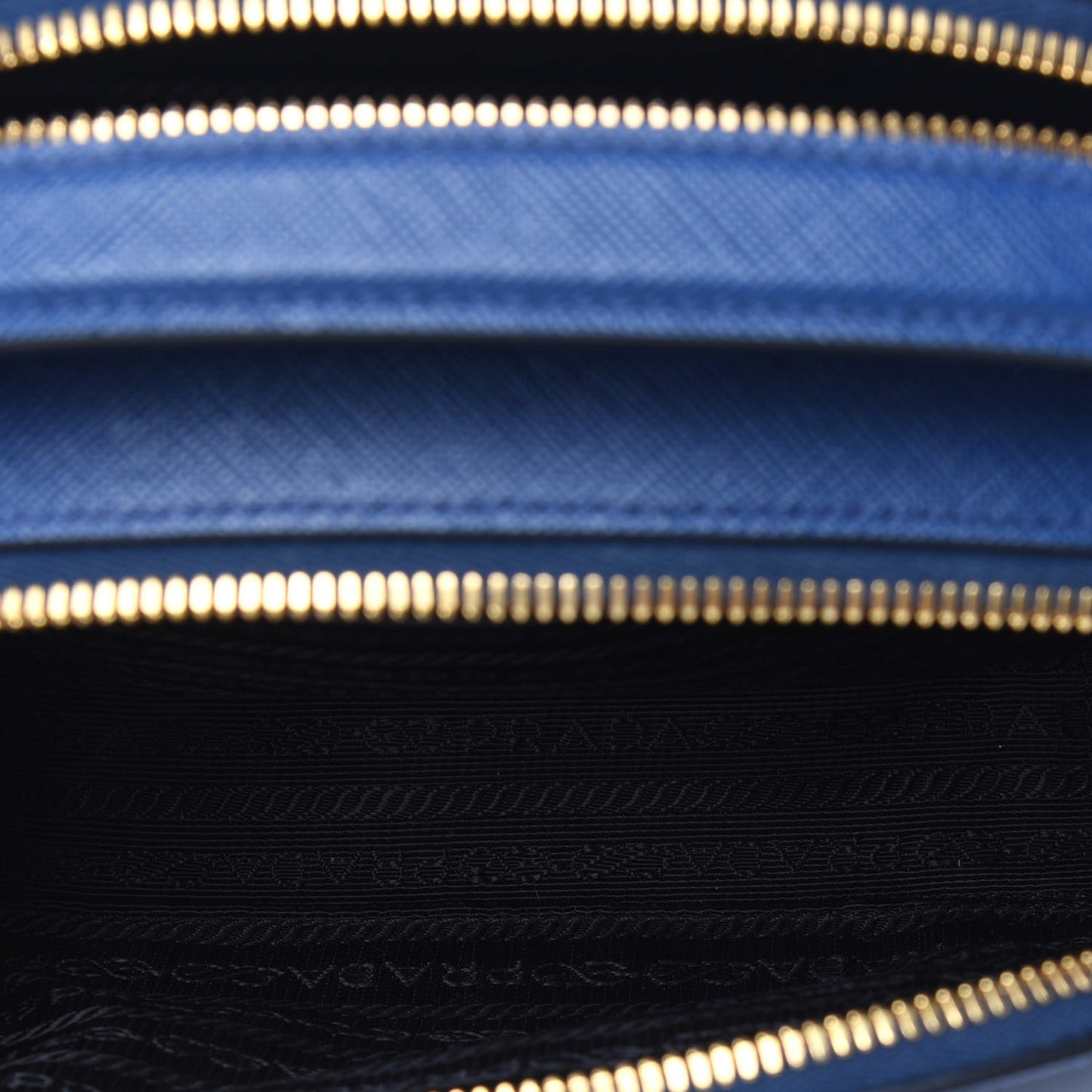 Saffiano Lux Odette Crossbody Bluette